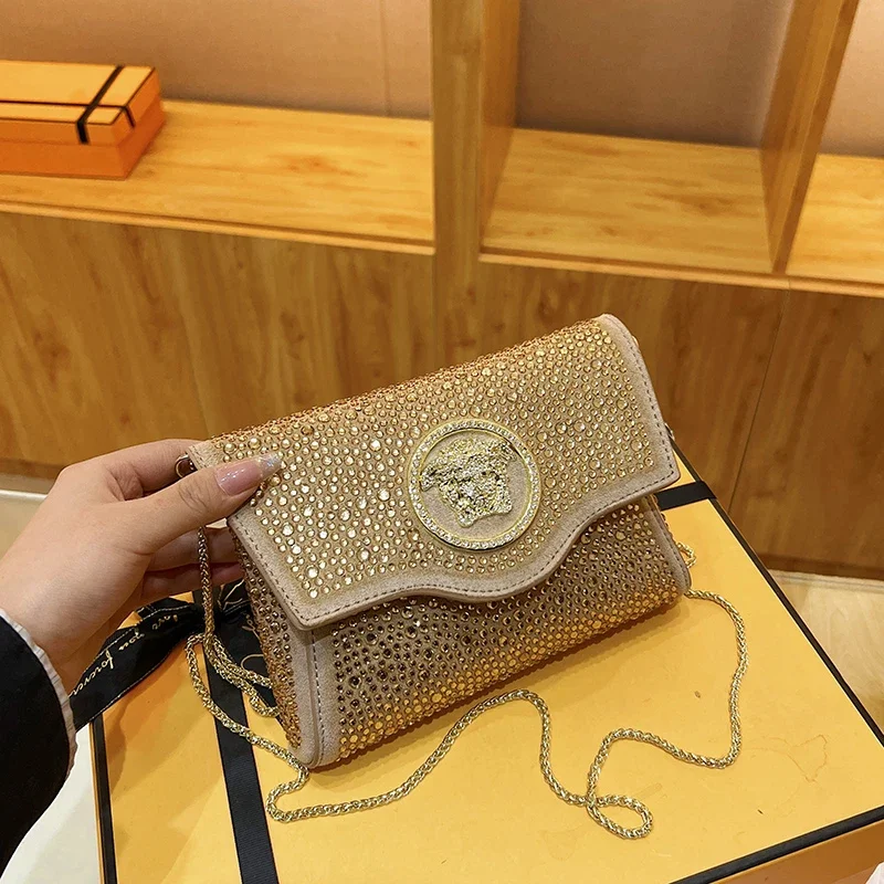 

Chic Leather Messenger Bag For Ladies, Durable Shoulder Bag With Detachable Strap, Popular Designer Handbag