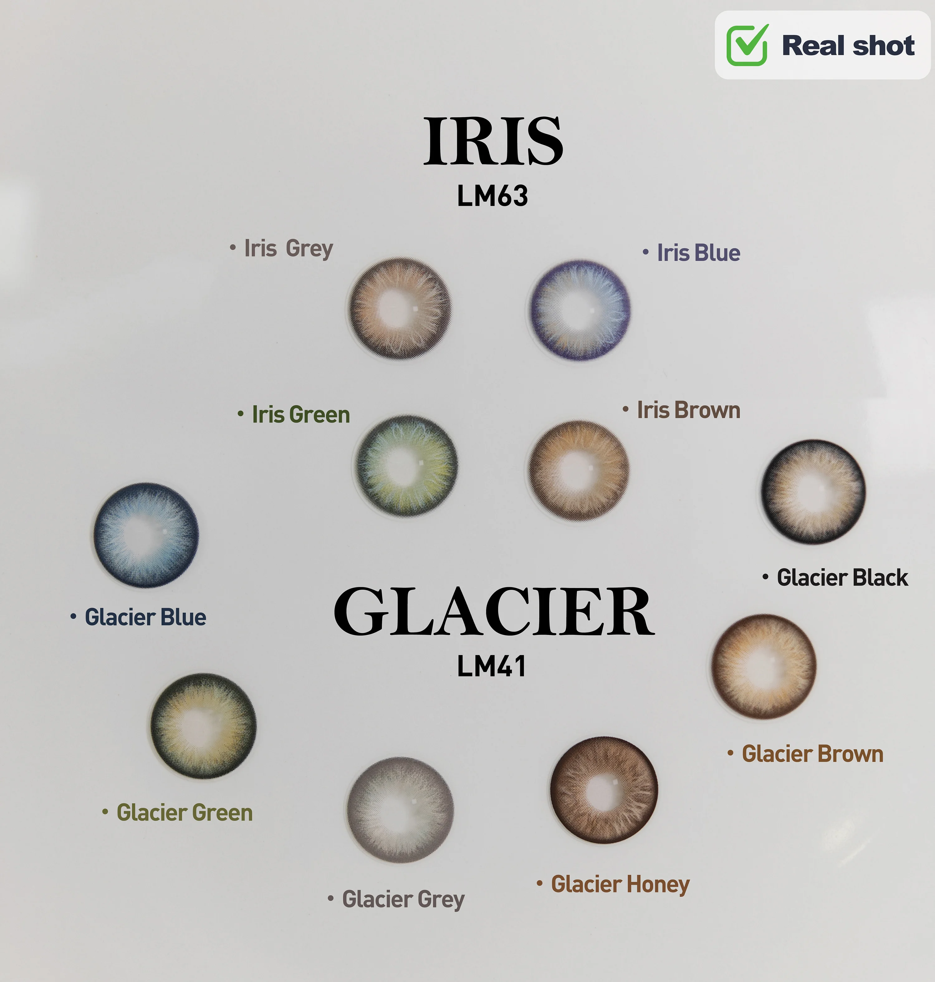 VISUASHOW Iris Blue farbige Kontaktlinsen mit Sehstärke, halbjährlich, für kleine Pupillen, natürliche Make-up-Linsen – Detail 16