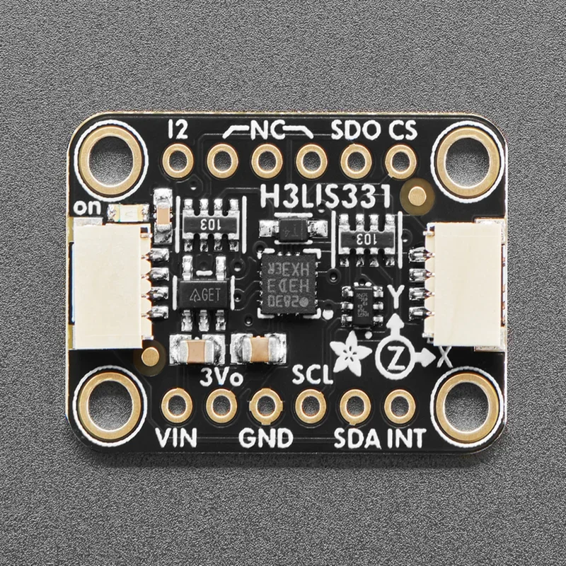 H3LIS331 Ultra‑High Range Triple‑Axis Accelerometer Module STEMMA QT Qwiic I2C Interface Sensor Board