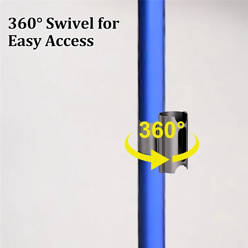 B47B-For Dyson V6 V7 V8 V10 V11 V15 G5 Vacuum Attachment Holder With 360° Rotating Tool Clip–Effortless Installation