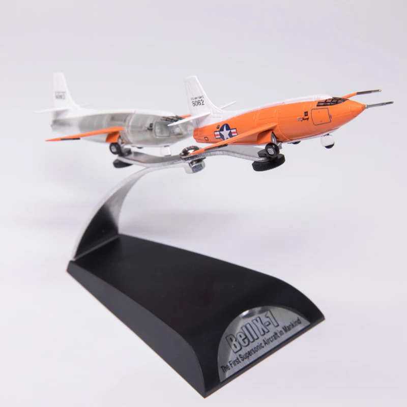 Escala 1:144 Bell X-1 Último Vôo Simulação Avião Modelo Exibição Estática Presente Colecionável Lembrança Exibição Estática