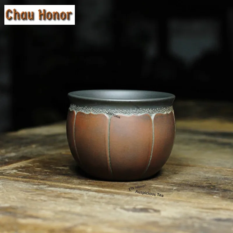 

80ml Authentic Nixing Pottery Lotus Throne Teacup Elegant Tea Bowl Tea-tasting Fragrance Cup Chazhan Master Cups Drinkware Gift