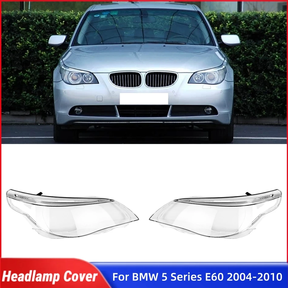 

For BMW 5 Series E60 E61 520i 523 525 530i 2004 2005 2006 2007 2008 2009 2010 Car Interior Replacement Parts Front Lamp Glass