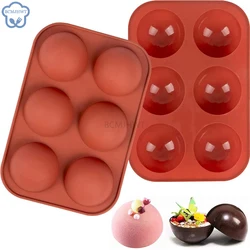 1 Stuks 3d Bal Ronde Halve Bol Siliconen Mallen Voor Diy Bakken Pudding Mousse Chocolade Cakevorm Keuken Accessoires Tools