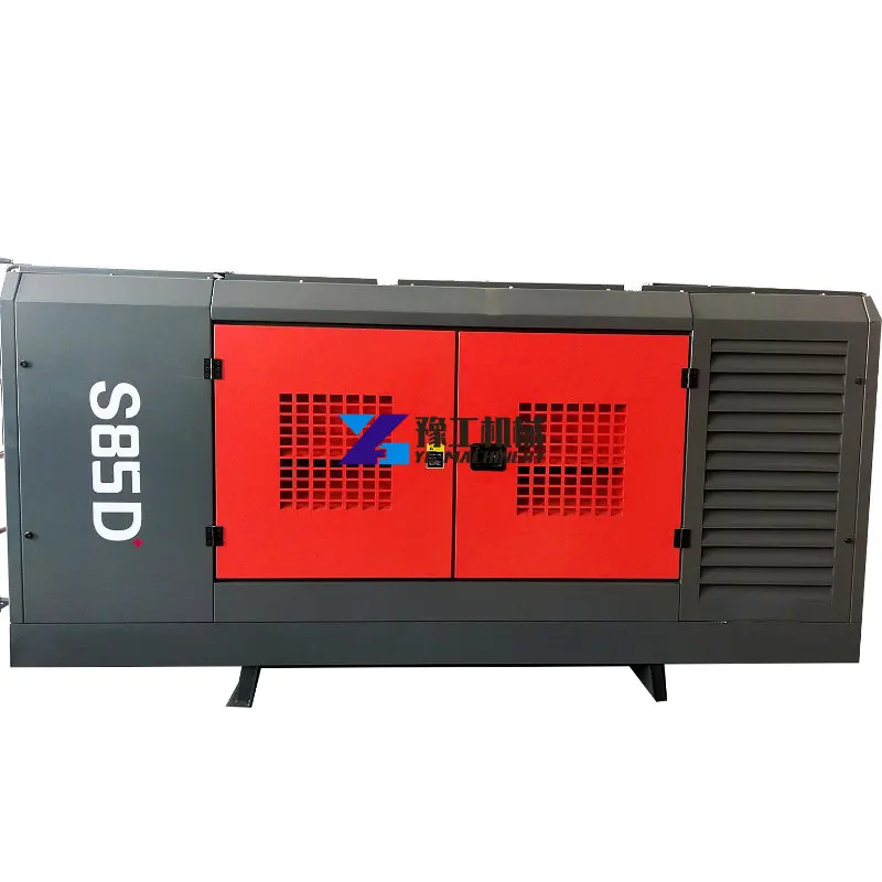 Hot Sell 1150cfm 25bar Diesel Stationary Screw Air Compressor for Water Well Drilling