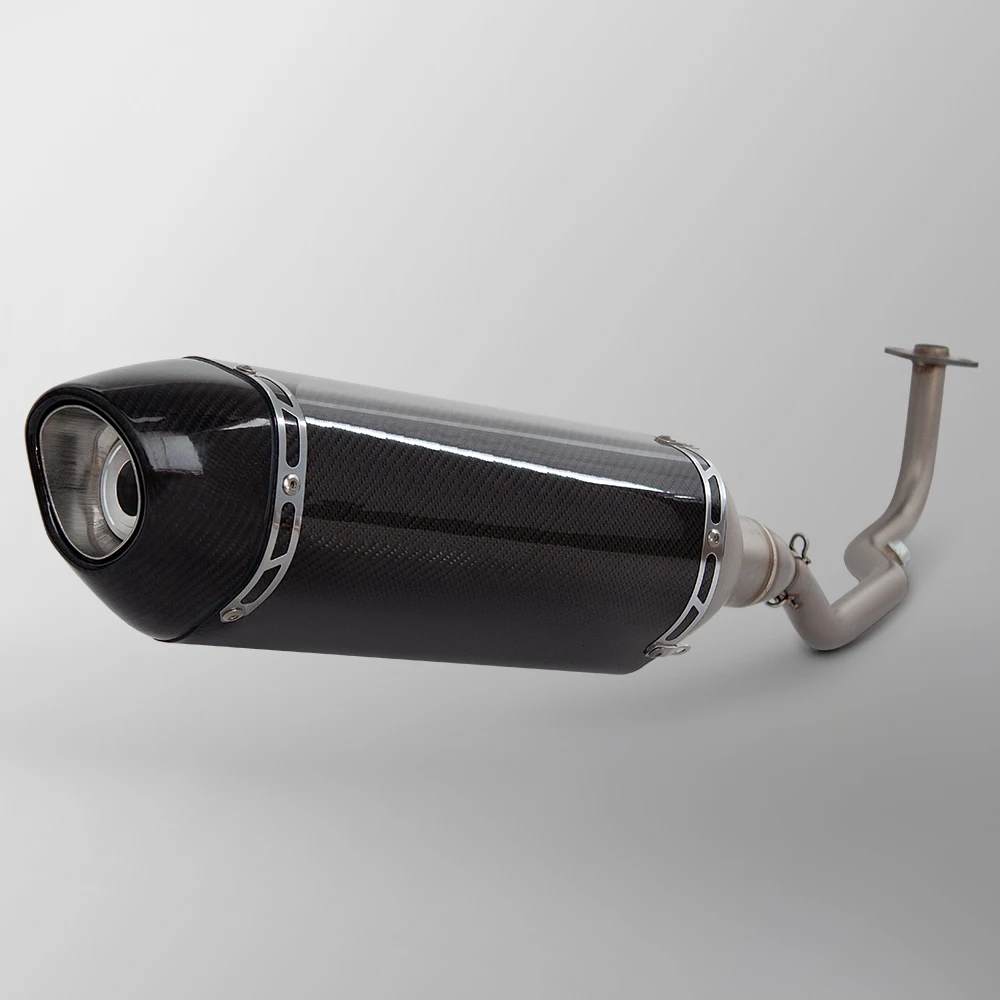 

Slip On Line For Yamaha XMAX125 XMAX 125 Motorcycle Exhaust Full System Kit Escape Scooter Front Link Pipe Connect R77 Muffler
