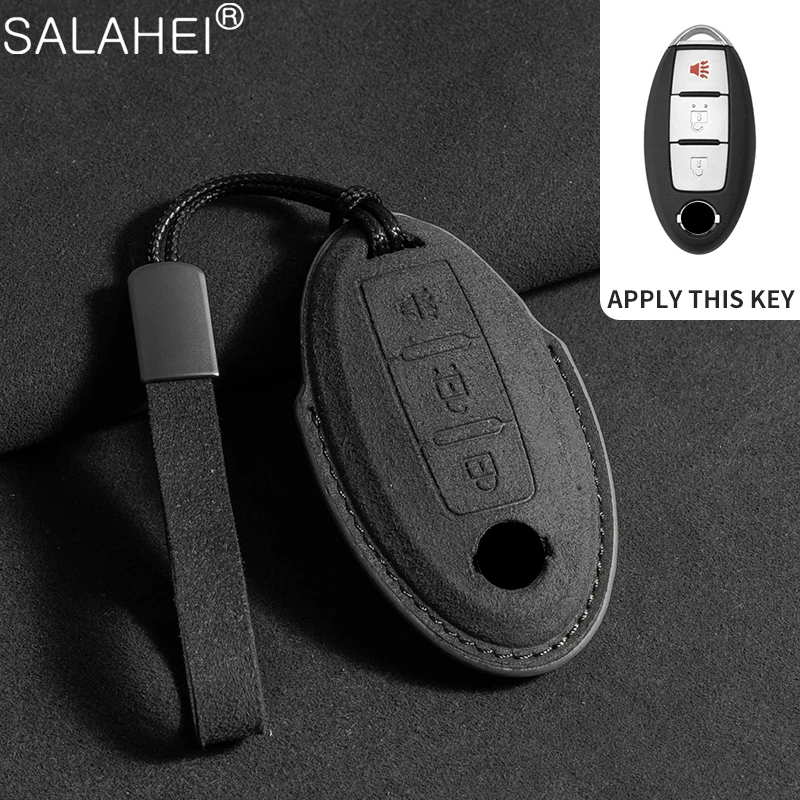 

Car Key Case Shell Keychain Holder For Nissan Rogue XTrail T32 T31 Qashqai J11 J10 Kicks Tiida Pathfinder Murano Juke Versa Note