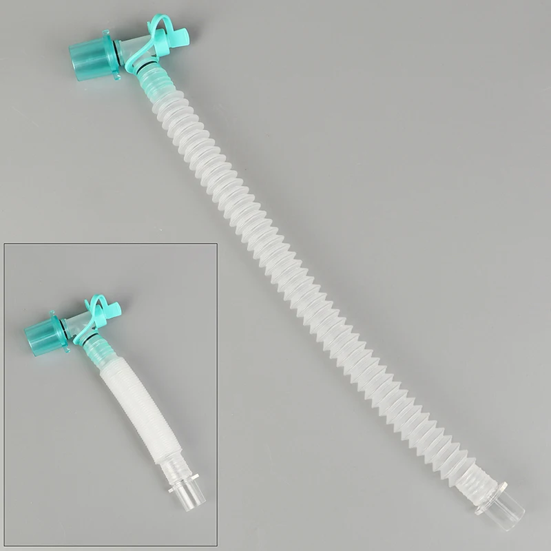 Disposable Anesthesia Breathing Circuit Thread Extension Tube Retractable Suction Tube Multifunctional L-shaped Rotary Joint