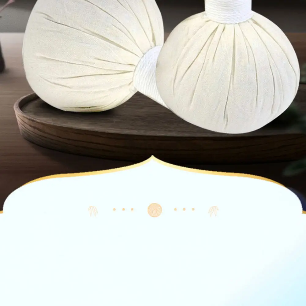 Thai Herb Warming Massage Ball Manual Body Relaxer For Deep Tissue Relief Wellness Spa Health Care Equipment