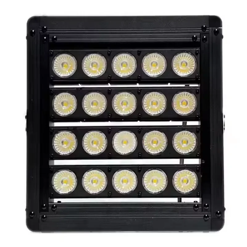 200W High Bright RoHS Certified 6000K Flood Light Aluminum Pole Top Luminaire IP67 IK10 for Sports Stadium Lighting