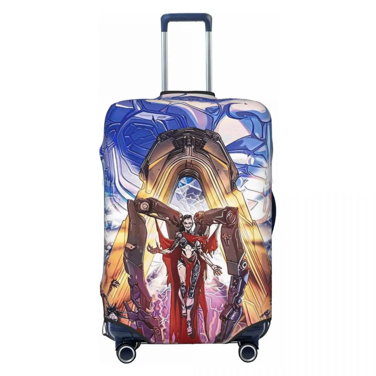 

Metal Gear Solid Snake Game Suitcase Cover Cruise Trip Protection Holiday Fun Luggage Case