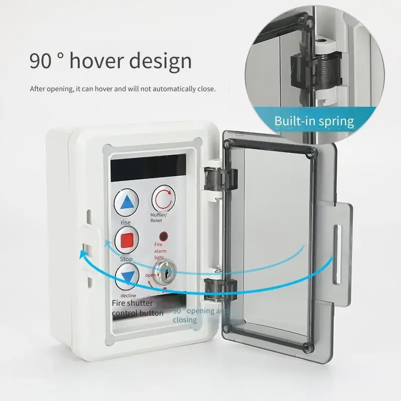 Fireproof Switch Outer Box Three/Four Button Electronic Moisture-Proof Anti-Touch Lock Case for Enhanced Garage & Mall Safety view 2