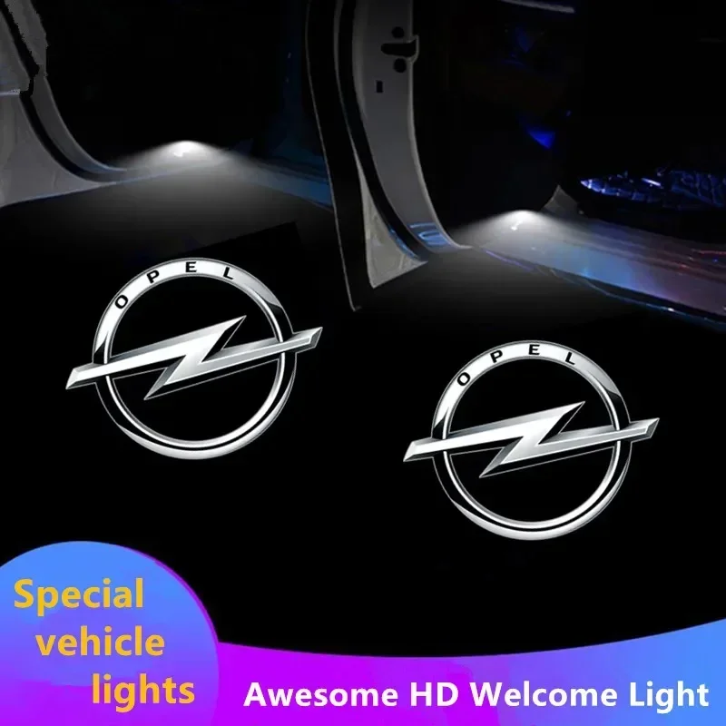 2PCS LED Car Interior Door Light Bulbs Decoration Lamp For Opel Astra H G J Zafira Corsa Vectra C D Antara Combo Insignia Mokka