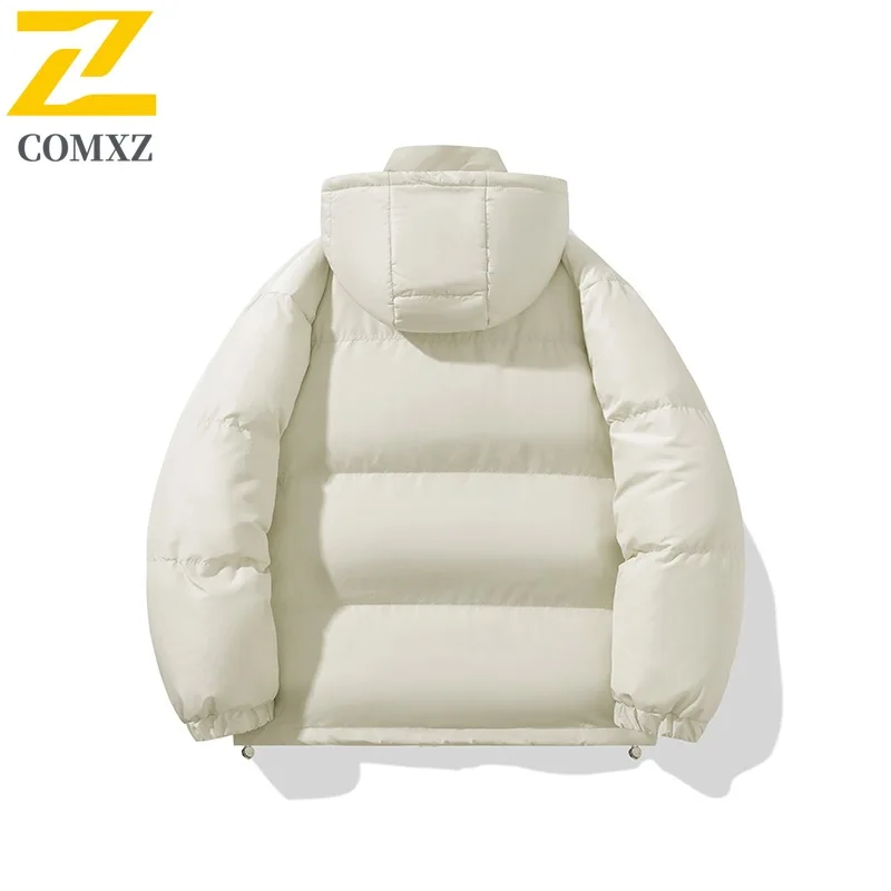 COMXZ chaqueta de pan para hombre 2025 esquí al aire libre nieve resistente al frío chaqueta acolchada de viaje de alta calidad chaquetas cómodas de invierno de calle