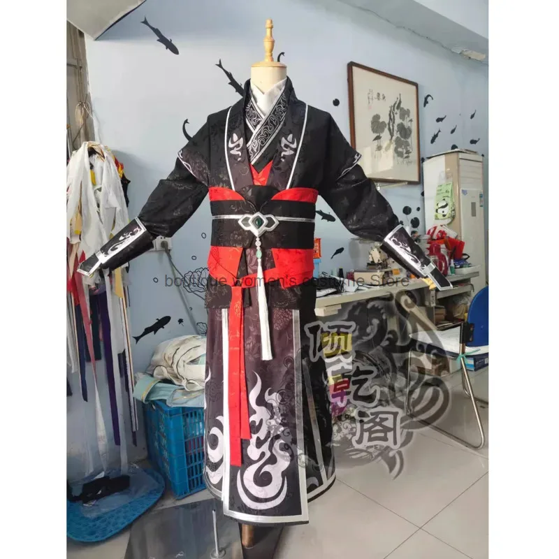 

Костюм Луо Бинхэ для Хэллоуина, косплей, система самоспасения/анимационная версия «Гнилой кретин», костюм Луо Бинхэ, косплей, ханьфу