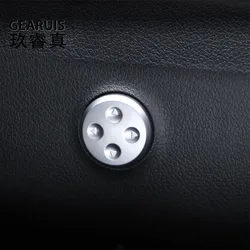 Car Front Seat Adjustment Button Cover Stickers Trim panel Frame For Mercedes Benz GLC X254 2023-2024 Auto Interior Accessories