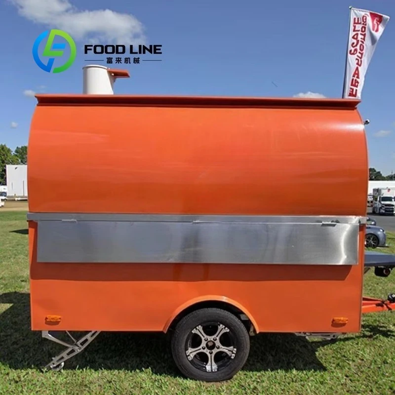 

Мобильный тележка для еды из стекловолокна с колесами, торговый центр мороженого, кофе для ресторанов, винодель по индивидуальному заказу