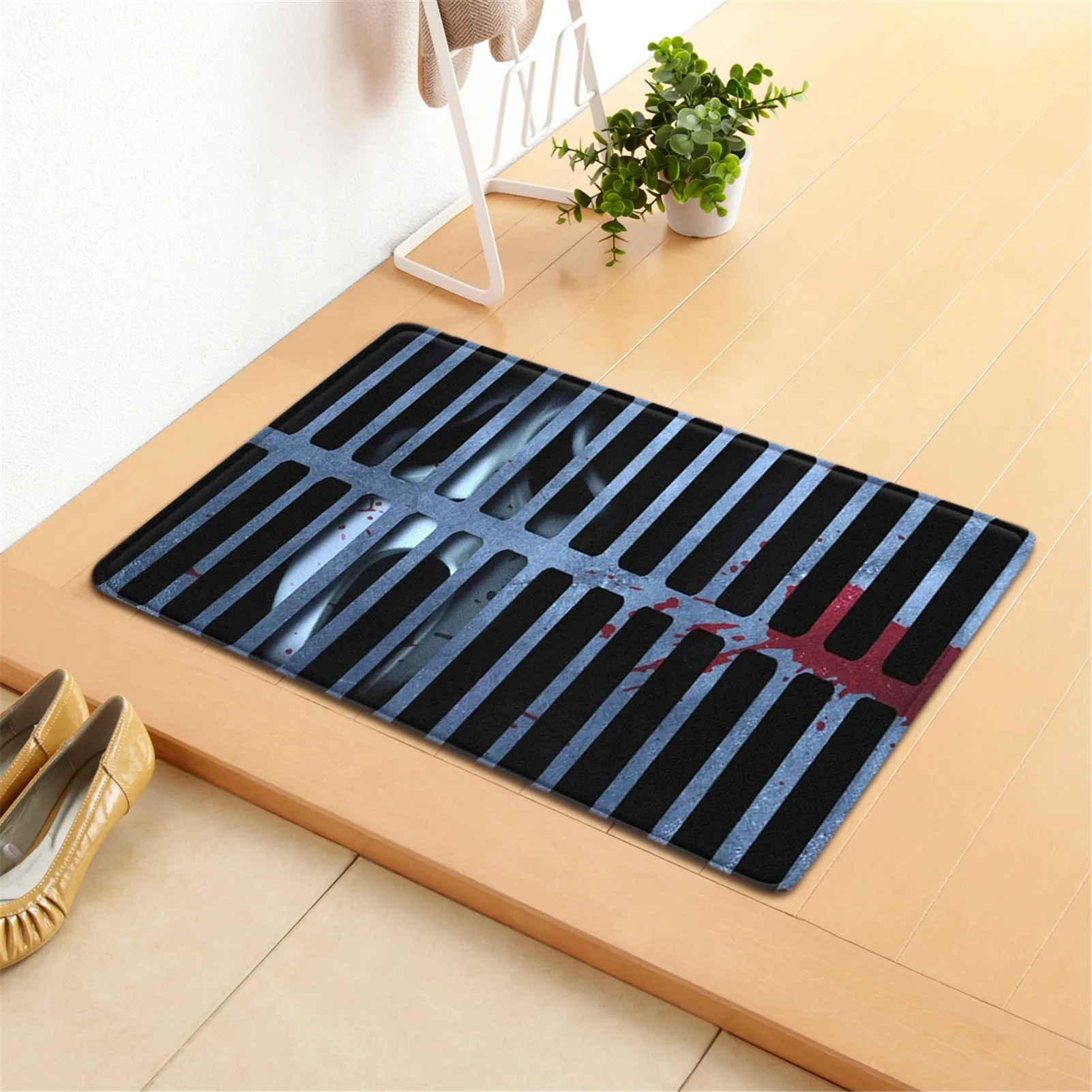 

Halloween Carpet Non-slip UV-resistant Horror Floor Mat Rug