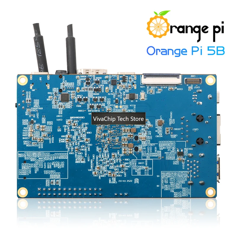 VivaChip TechOrange Pi 5B 8GB Ram Rockchip RK3588S 64GB EMMC Wifi-BT Development Board Pi 5 B Run Debian Ubuntu Android OS