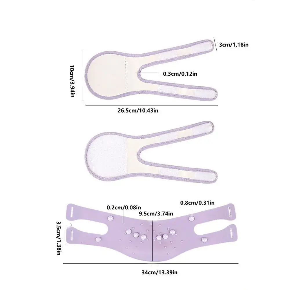 Cintura per il viso riutilizzabile aderente Maschera per il viso regolabile dimagrante V Line Maschera a forma di V antiscivolo V Line Face Shaper Jawline Shaping