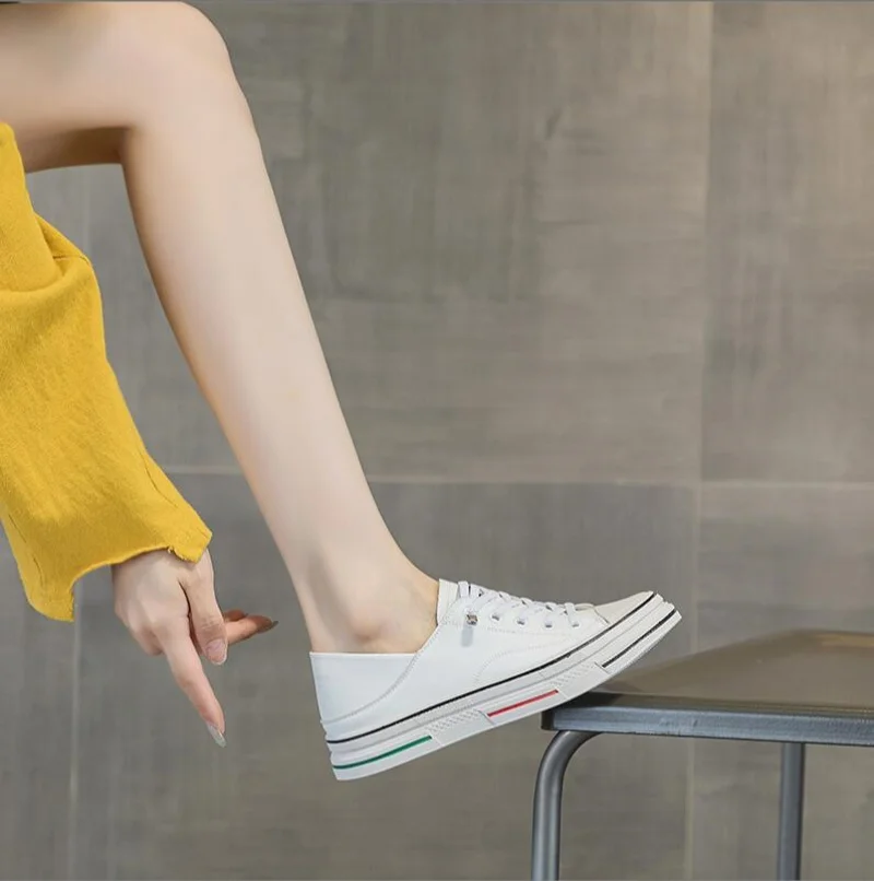 

Осенние женские маленькие белые туфли из натуральной кожи, летние кроссовки на плоской подошве, женская вулканизированная обувь, черные, белые повседневные кроссовки 35-41