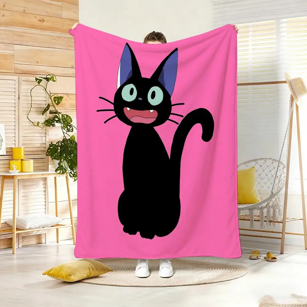 Manta de Franela Ligera de 240g con Dibujos Animados de Animales J-JijiS, Suave y Agradable al Tacto para el Verano
