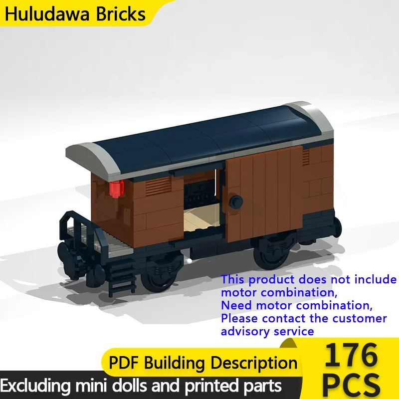 

Модель городской автомобиль MOC, строительные кирпичи, 4-колесная коробка, универсал с платформой, модульная технология, детские праздничные подарки, сборка игрушек, костюм