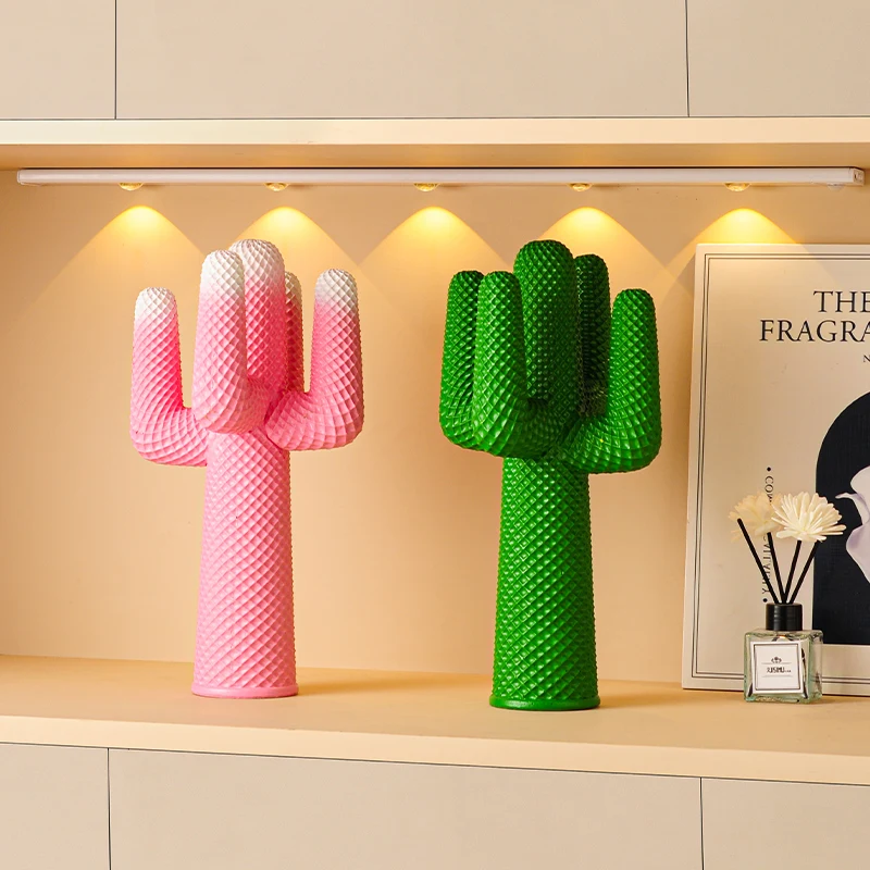 Room Decor Cactus Desktop Decoration,Resin Statuette Home,Living Room,Wine Cabinets,Foyer,Office Simulation Plant Ornament Gift