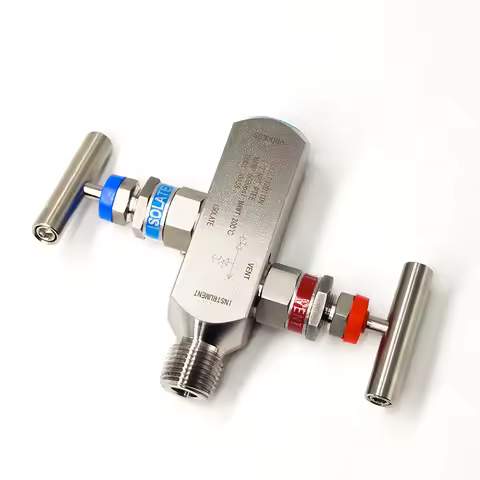 304 Stainless Steel Integrated Two Valve Group Coplanar Flange Pressure Transmitter
