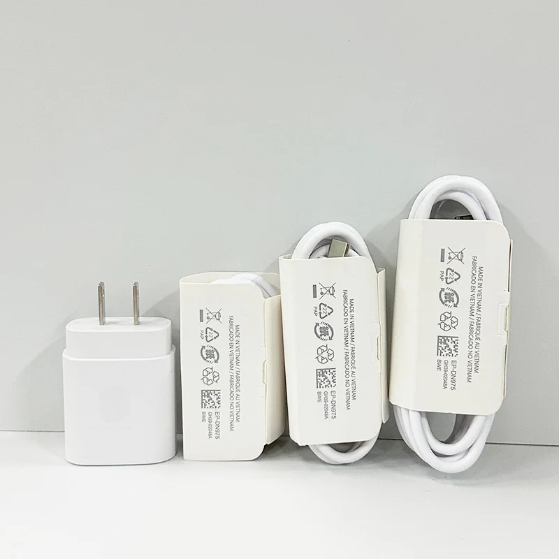 For Samsung Charger 25W Type C Fast Charge Charger 1M 1.5M 2M Cable for Galaxy S26 S25 S24 S23 S22 S21 Z Flip 8 A56 A36 A17 A35