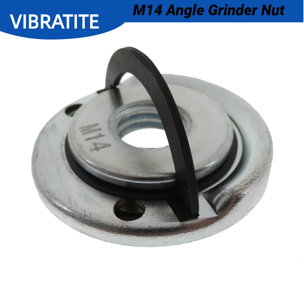 Tuercas de amoladora angular M14, tuerca de brida de placa de liberación rápida, ahorro de trabajo, acero resistente, 45mm