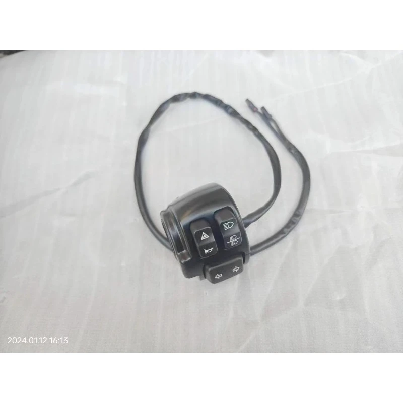 For Qjmotor Srv600v QJ600-12B Accessories Left Switch Headlights Turn Steering Start Trumpet Turn Signal