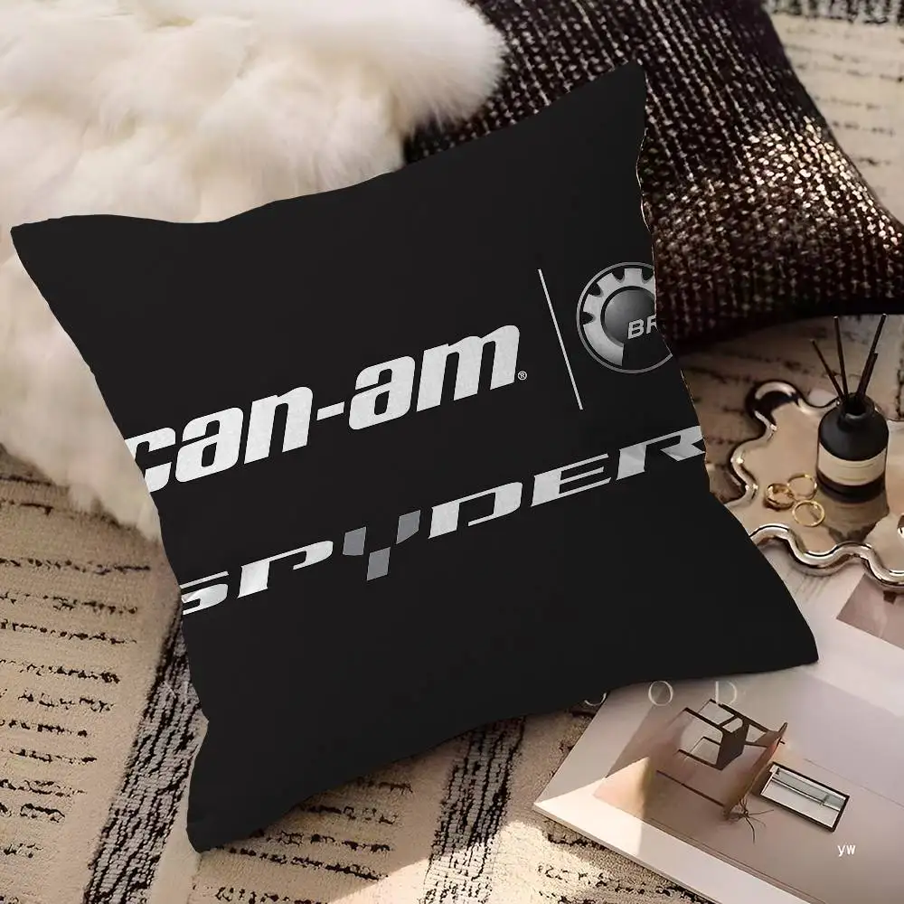 Can-Am Spyder Logo Pillow Anime Pillow Sofa Bed Head Pillow Cover Cushion Cover 45x45 cm Fashion