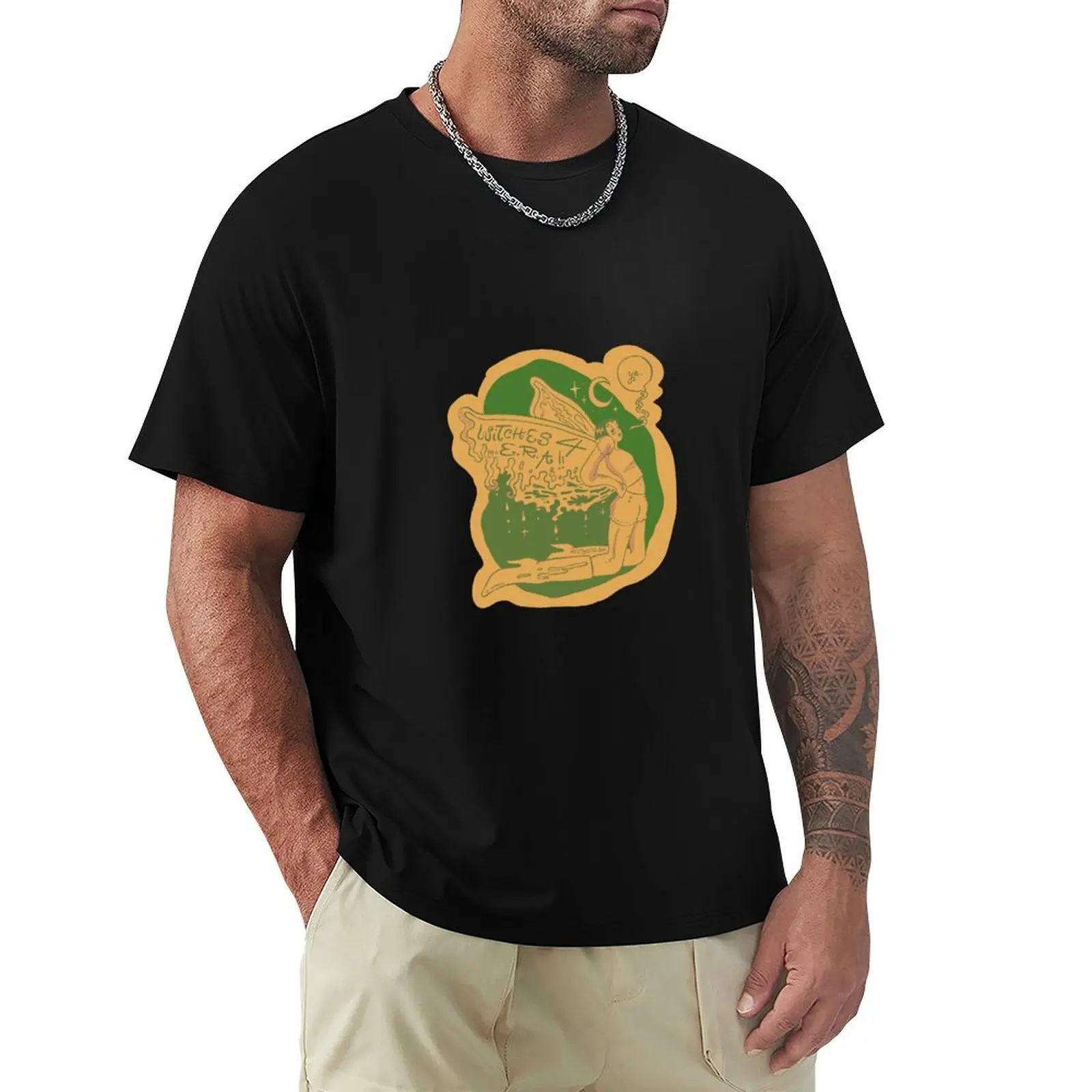 Camiseta deportiva Witches 4 ERA Fairy (naranja y verde) de alta elasticidad
