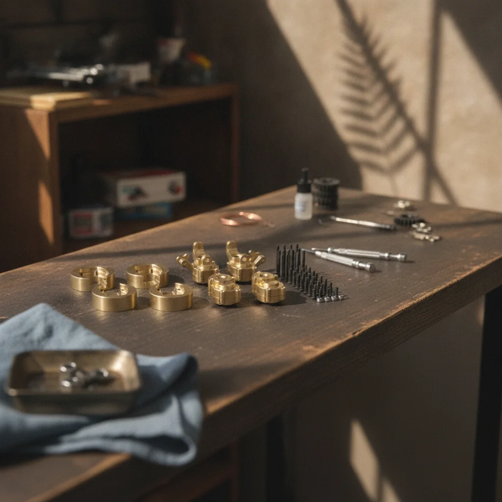 RC Car Upgrade Kit Copper RC Car Parts with Screws Sturdy Long-Lasting for Hobbyists, Weight Adjustment