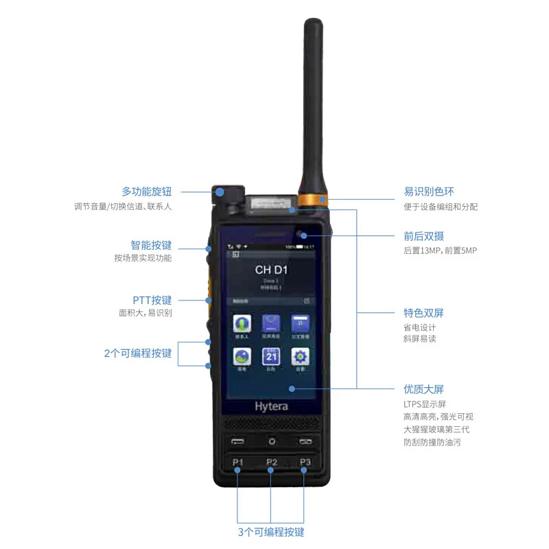 Hytera Hytera PDC680 Public Network Hytalk Public Network Platform Multi-mode Intelligent Digital