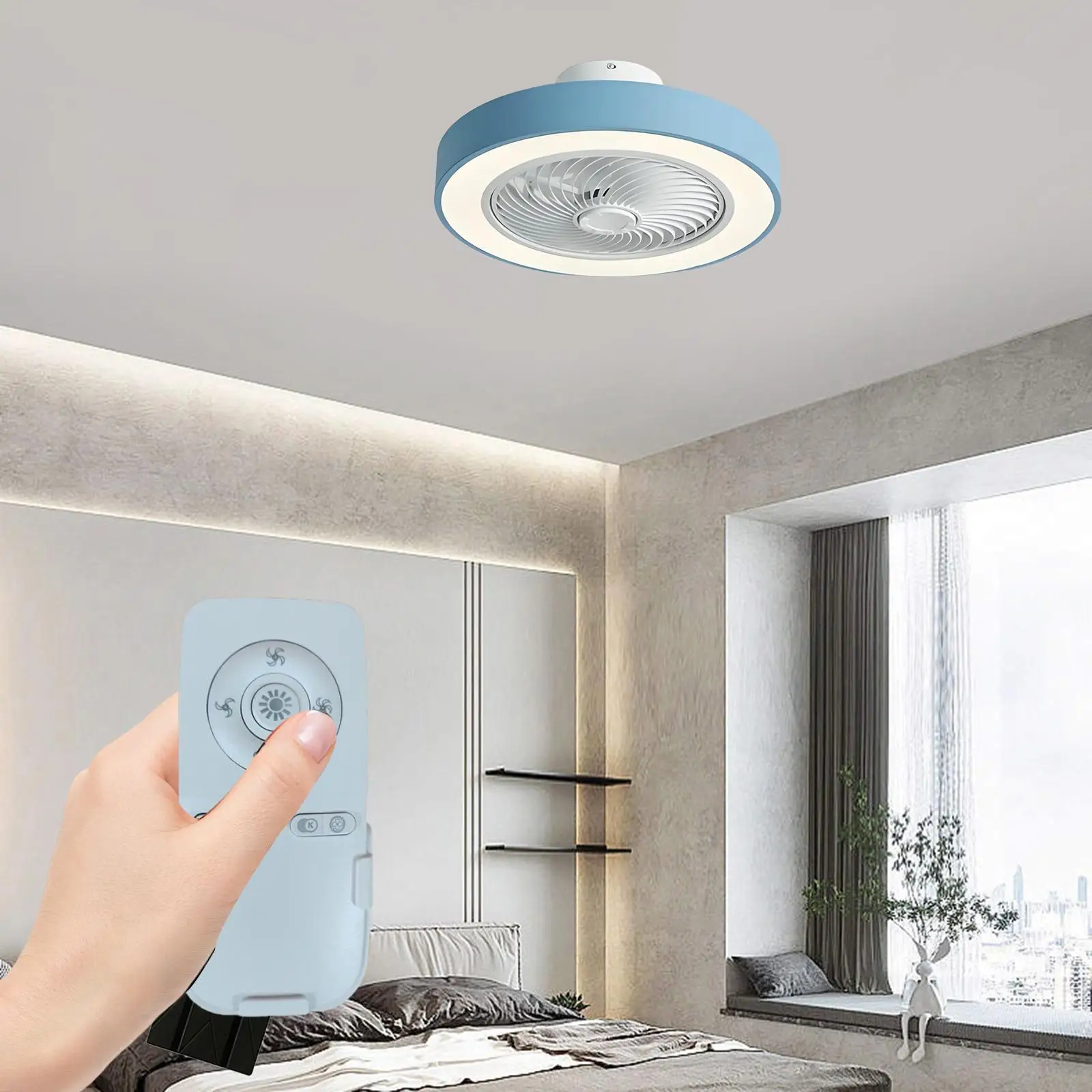 Ceiling Fan Remote Control Fan Controller Switch for Invisible Fans Light