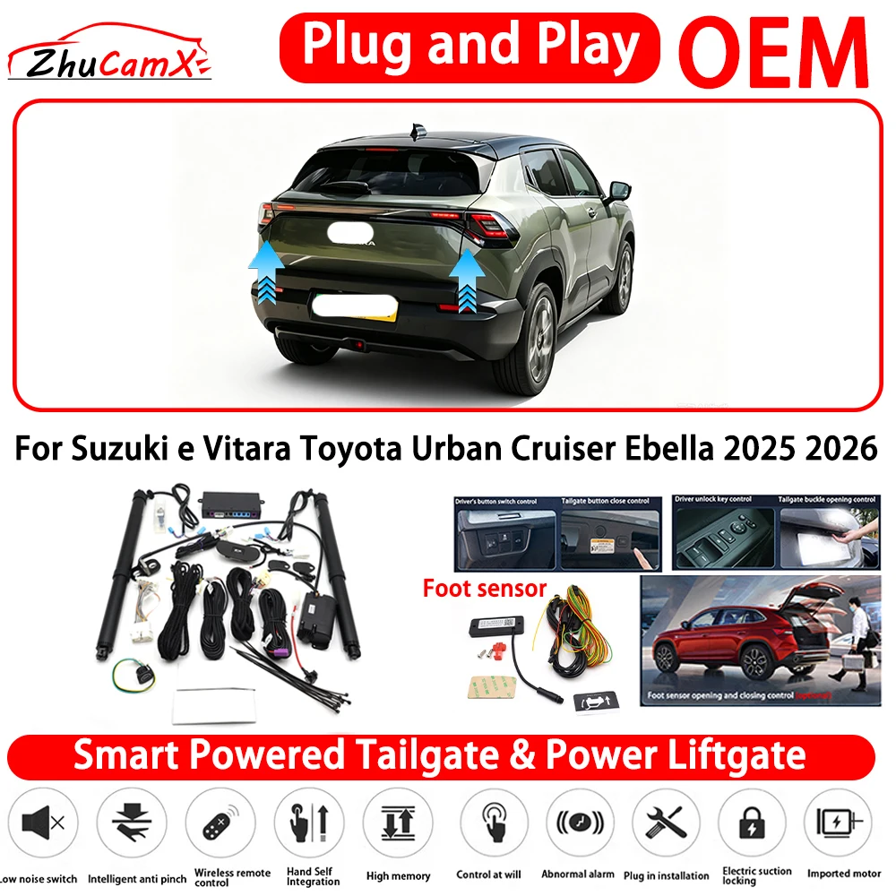 for Suzuki e Vitara Toyota Urban Cruiser Ebella 2025 2026 Smart Powered Tailgate Power Liftgate Automatic Rear Trunk Tailgate