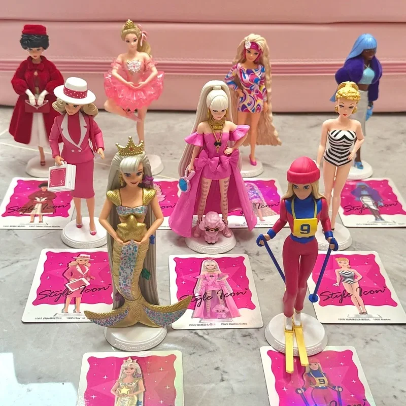 POP MART Barbie Style Icon Series Blind Box Mystery Box Guess Bag Toys Doll Cute Anime Figure Desktop Ornaments Collection Gift view 4
