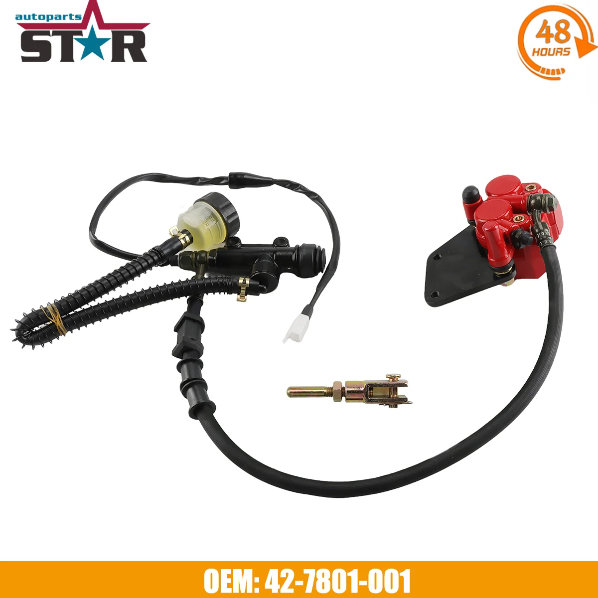 

Hydraulic Rear Disc Brake Caliper Kit Assembly 42-7801-001 For Veloci Xeverus 250 Bike Motorcycle Accessories