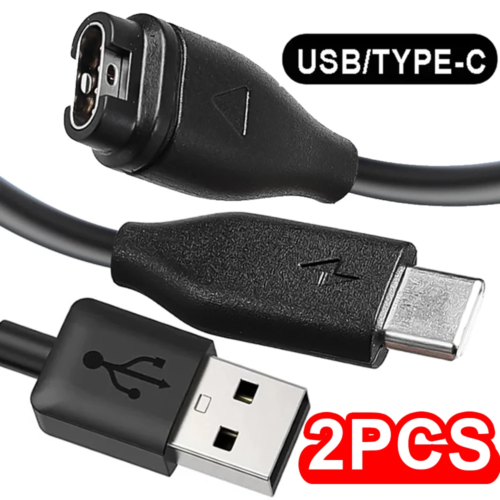 

Кабель для зарядки часов USB Type-C для Garmin Fenix 5X 6S PRO 7 8, универсальный USB-кабель Type-C для смарт-часов, провод для быстрой зарядки и передачи данных