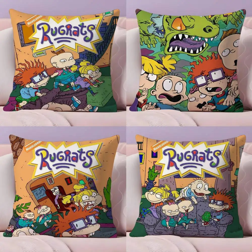 

Cartoon R-RugratsS Pillow Case Pillowcase Ultra Soft Skin Friendly Fabric Cloud Like Comfort & Concealed Zipper