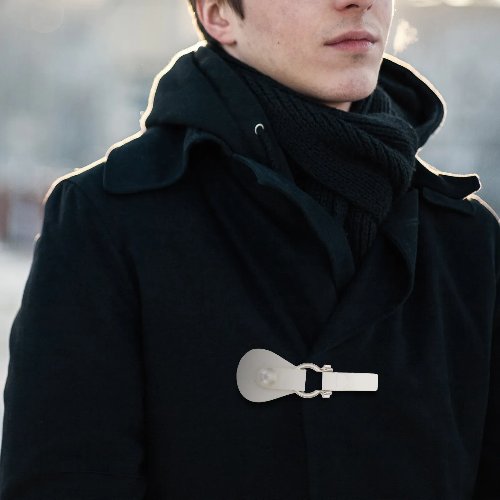 

2 шт. Премиальные пряжки-тогглы из полиуретана с металлическим креплением для пальто, платьев, свитеров, ремней, поясов, декора одежды