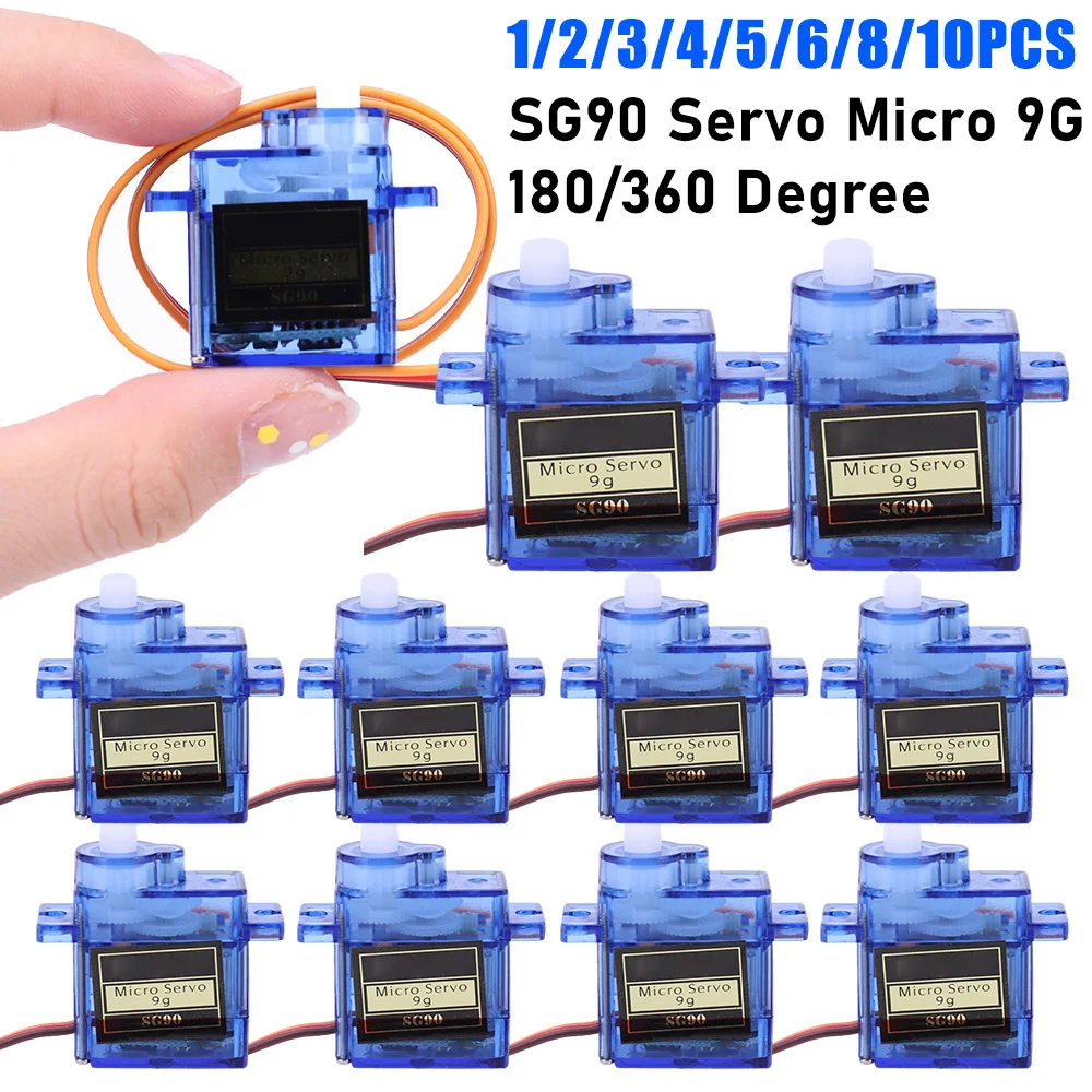 1-10PCS SG90 9G Mic…