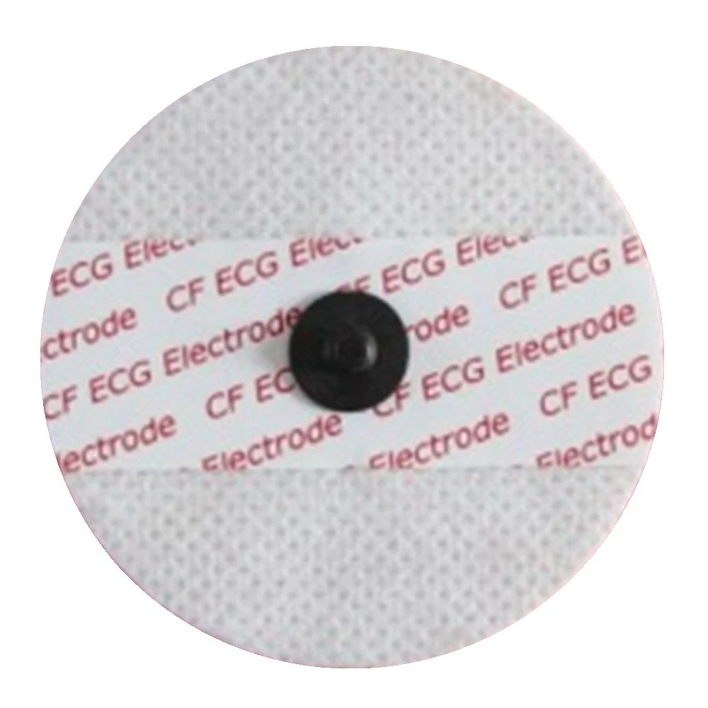 

Disposable Carbon Non-woven elctroder,Adult,for CT, X ray machine basic button pad, ecg cable 50pcs packing