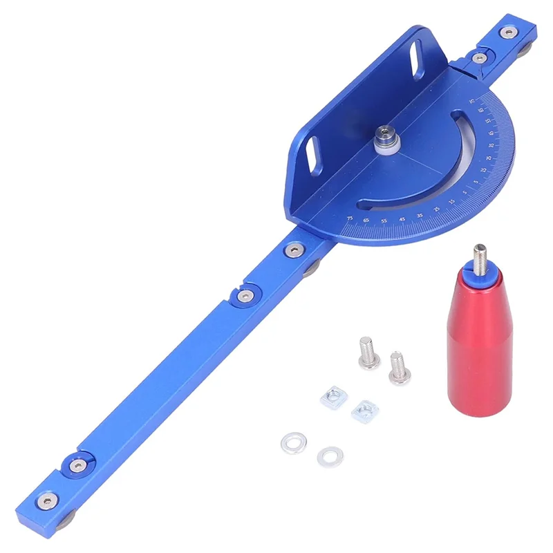 

A60F-Miter Gauge For Table Saw, Table Saw Accessories Portable Aluminum Alloy With Removable Dial For Carpentry