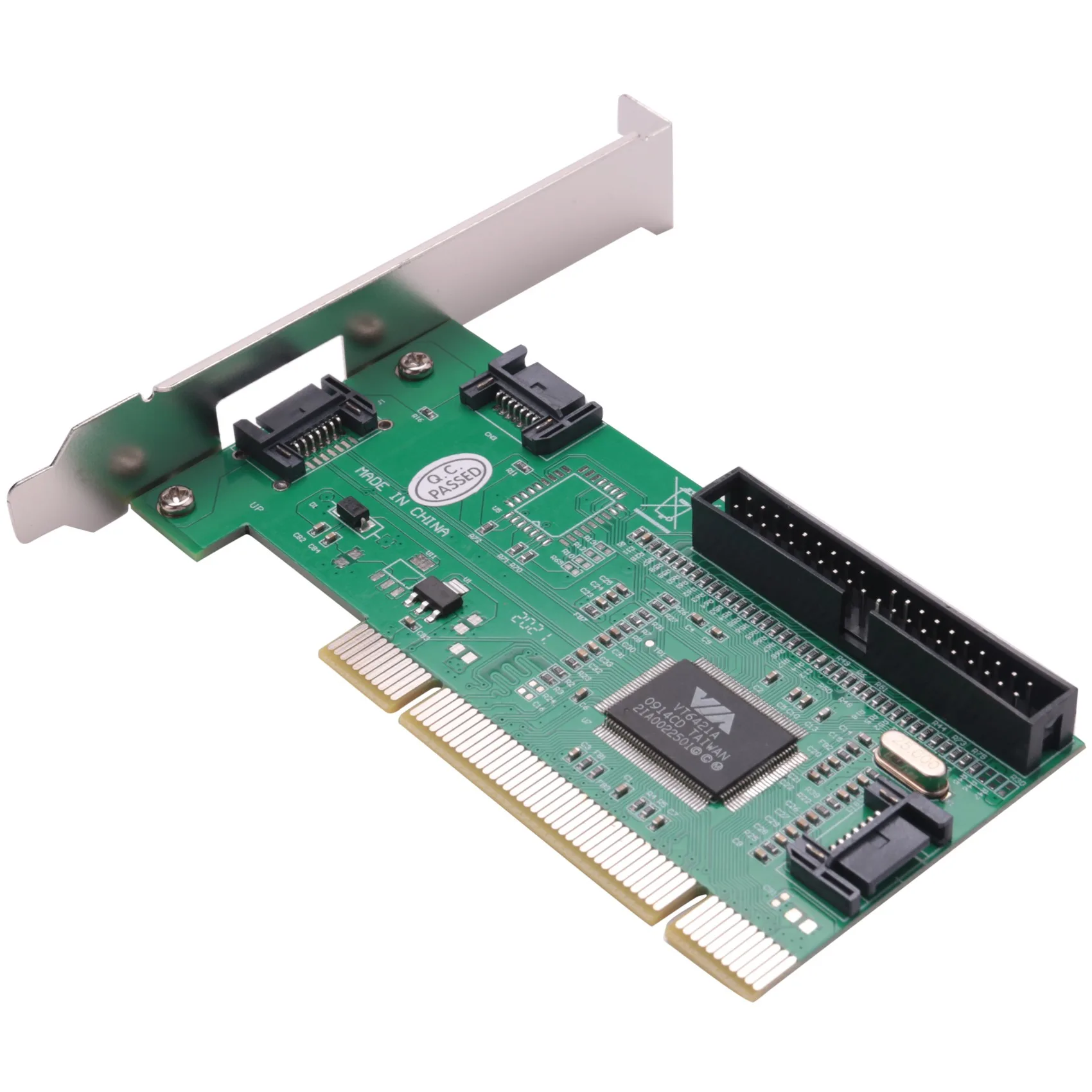 DT85 4 Port SATA PCI Expansion Card &IDE VIA VT6421a chipset