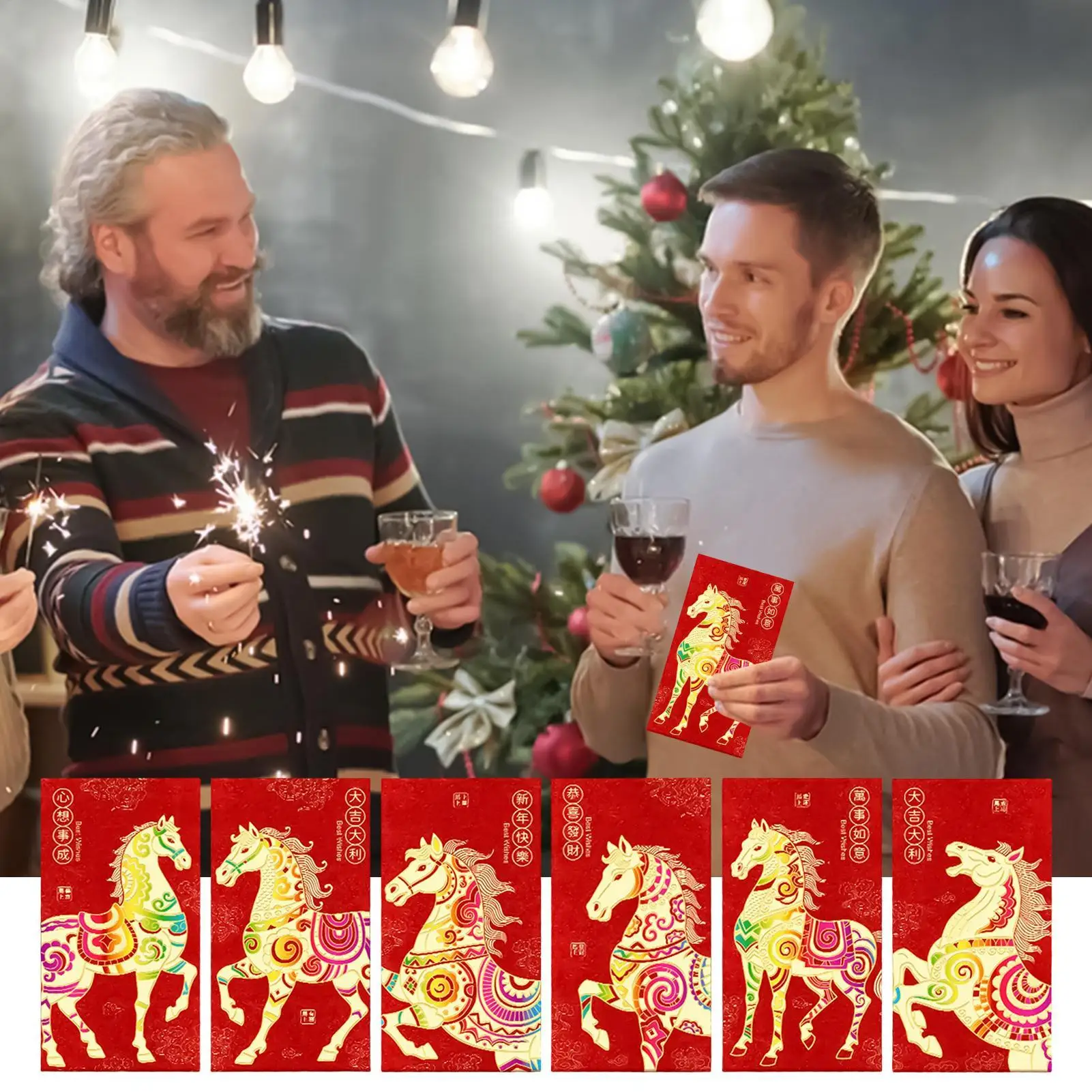 6Pcs Chinese Spring…