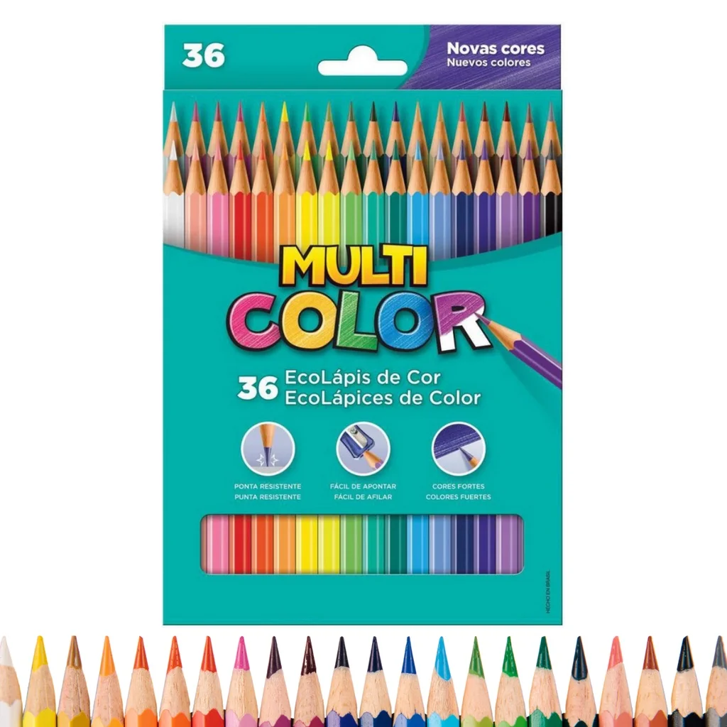 36 Colors EcoPencil Multicolor Color Pencils