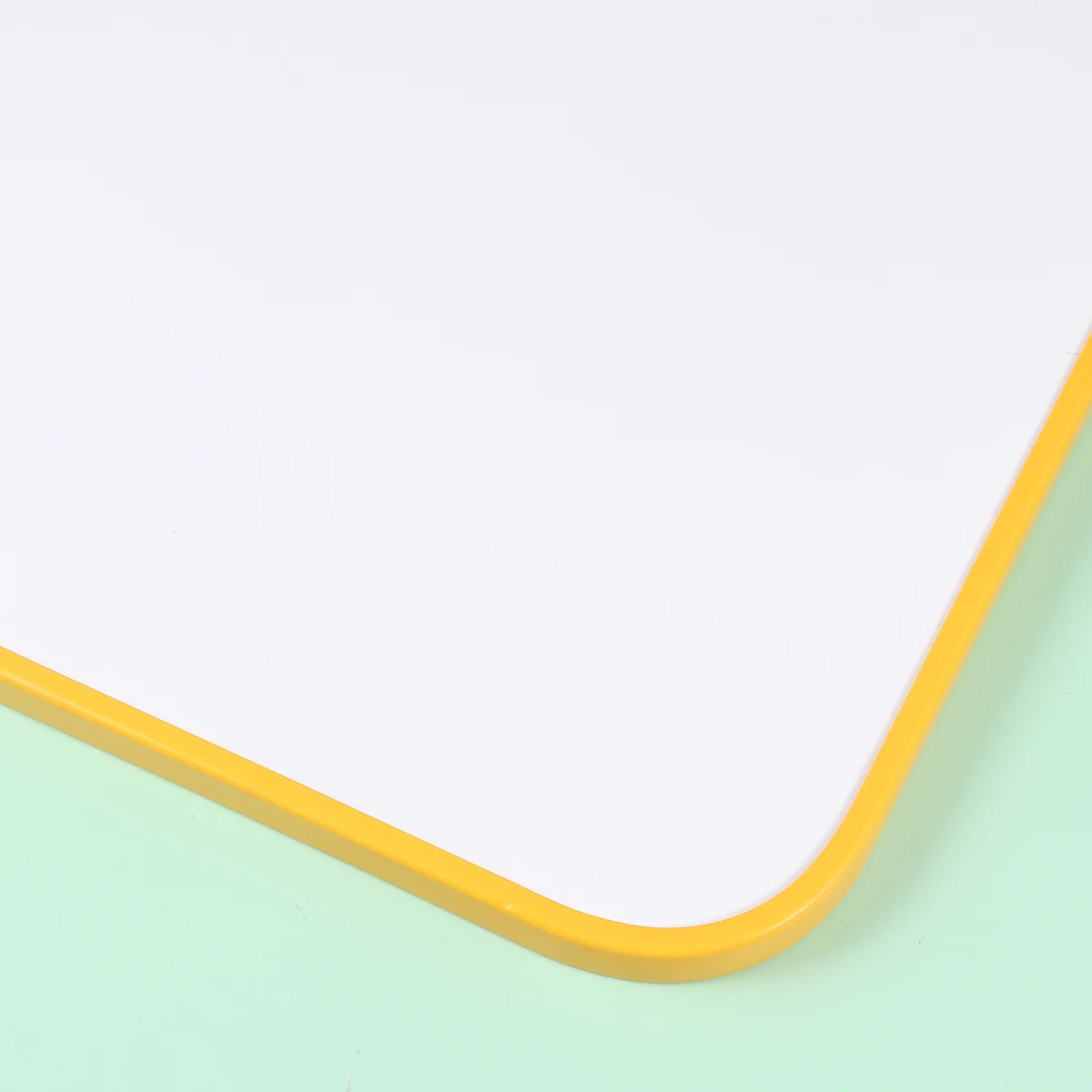 1 قطعة السبورة المغناطيسية 21X28 سنتيمتر البلاستيك الأصفر لوحة رسائل معدنية للرسم الكتابة أداة التعلم النشاط التعليمي #2